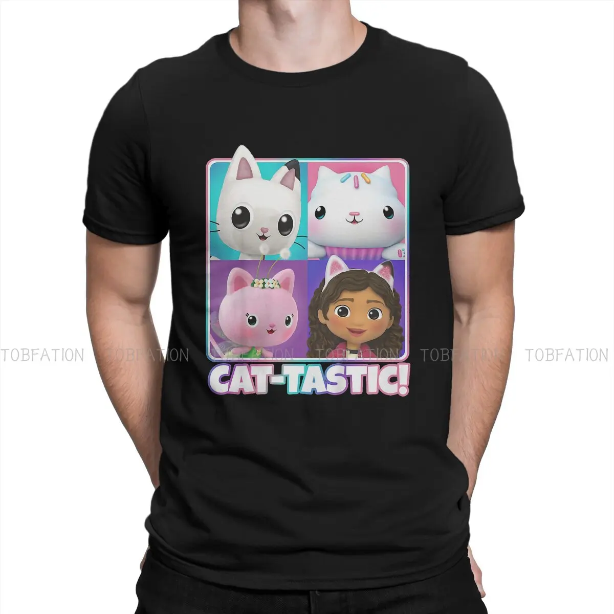 Camiseta de estilo caja para bebé, ropa de casa de muñecas Gabby de dibujos animados, cómoda, creativa, regalo, gran oferta