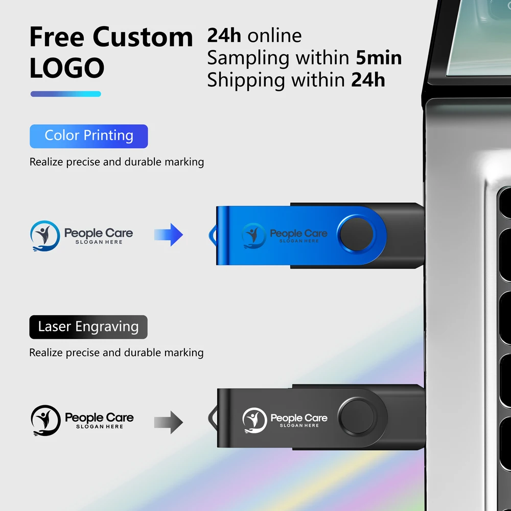 Clé USB TYPE-C 2 en 1, 16 go, porte-clés, clé USB 64 go, haute vitesse, pour téléphone portable, 32 go, 8 go, 4 go ﻿