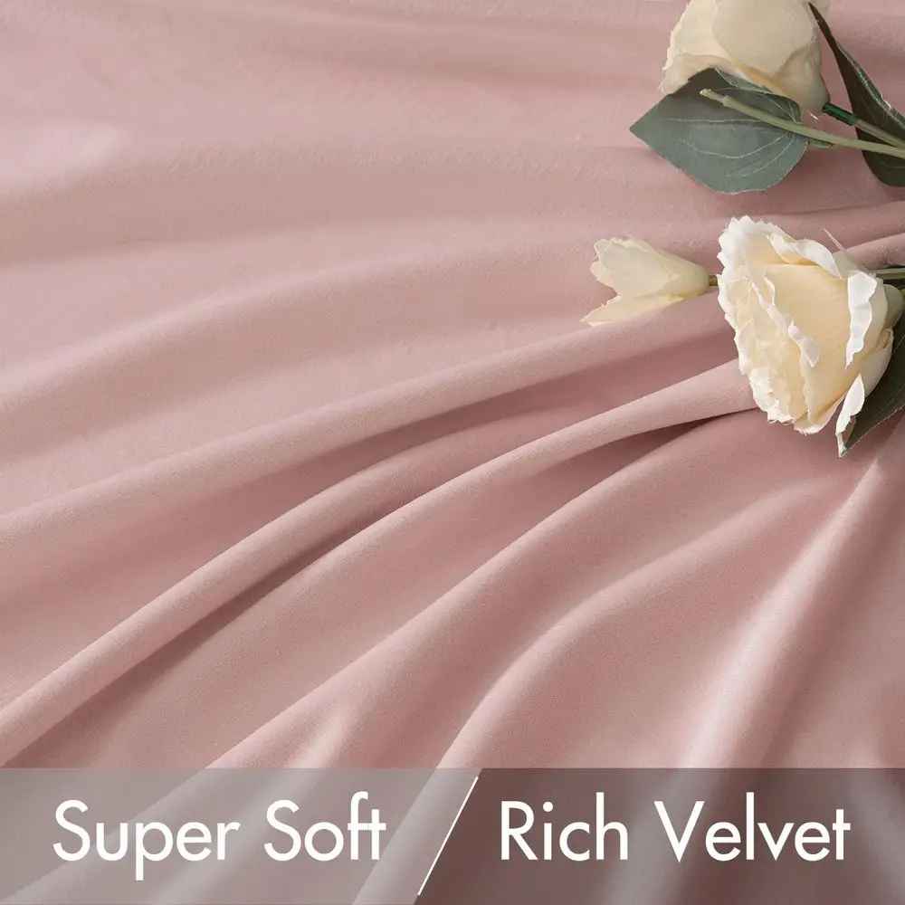 ستائر مخملية وردية فاخرة للأطفال، 96 طولًا، لوحتين، سواد الغرفة، معزولة حراريًا، ستائر تعتيم ناعمة لغرف النوم و