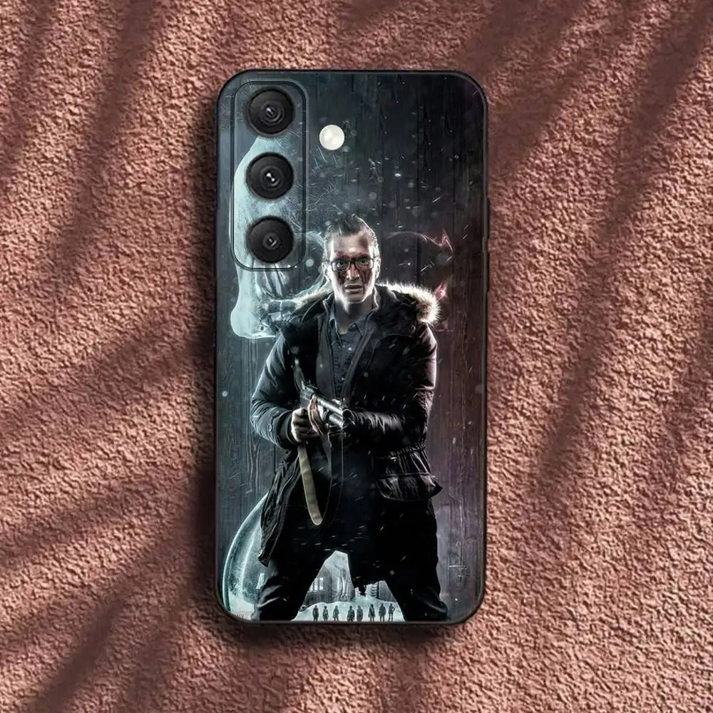 حافظة هاتف Game U-Until D-Dawn لهاتف سامسونج S25، S24، S23، S22، S21، S20، S10، Ultra، Plus، Lite، FE، غطاء أسود من السيليكون الناعم