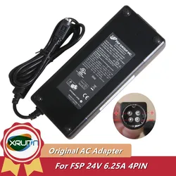 Genuine FSP Group FSP150-AAAN1 24V 6.25A 150W 4PIN AC/DC Adapter Power Supply Charger