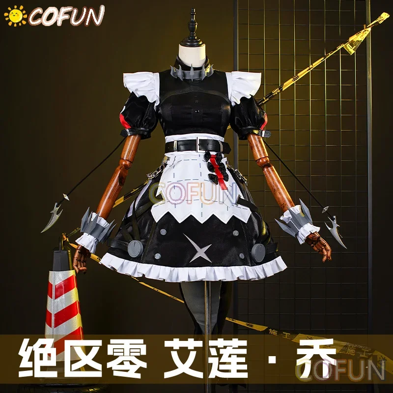 COFUN Game Zenless Zone Zero Victoria Home Economics Ellen Joe Maid Attire Cosplay Costume Halloween outfits Women Anime