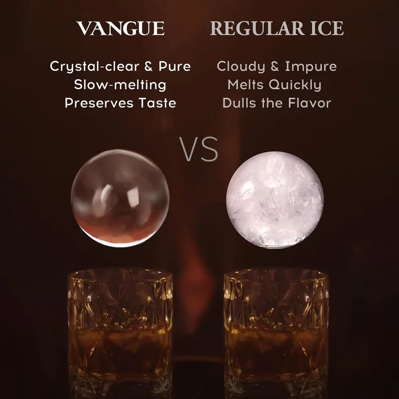 Crystal Clear Ice Ball Maker, - đánh giá và giá Ice Mold Sphere
