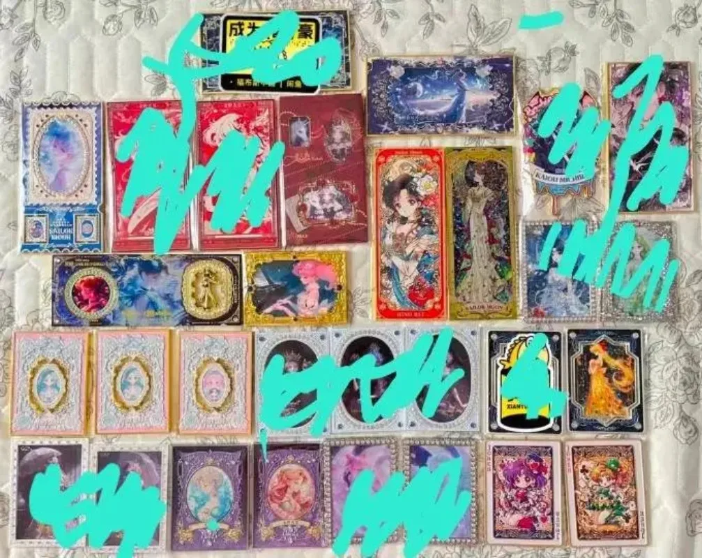 Sailor Moon Anime Fridge Magnets Cute Girl Character Single Card Magnets Set Home Decor Collection Gifts - view 3