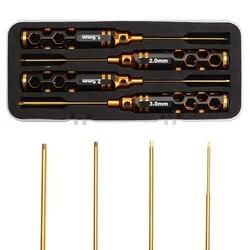 4pcs 1.5mm 2.0mm 2.5mm 3.0mm Hex Screw Driver Screwdriver Set for Racing Drone Helicopter Cars Boat RC Parts