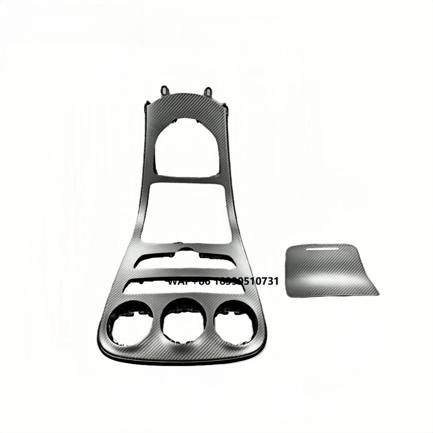 

High Quality Car Interior Suitable for Mercedes Benz C-series C300 C43 C63 W205 Matte Carbon Fiber Center Console