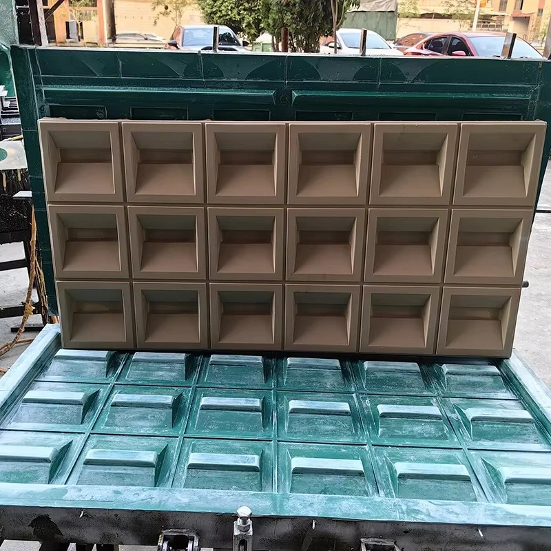 Concrete silicone rubber polyurethane artificial stone 3D stone wall mold