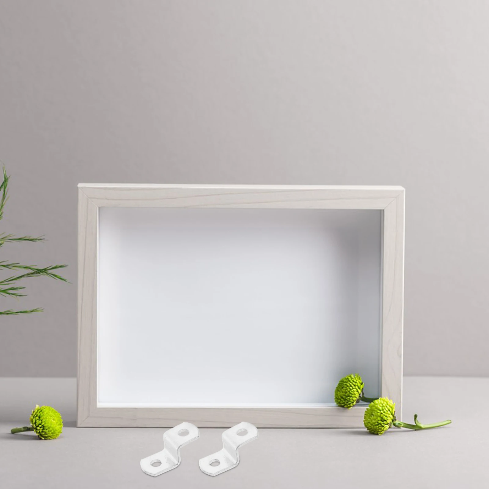 

50Pcs Space-Saving Z-Style Picture Frame Clips: High-Precision Wall Hanging Solutions for Various Materials