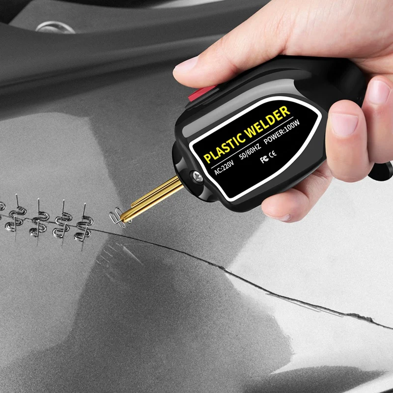 AB08-Plastic Welding Machine Bumper Repair Kit Repair Welding Tool With Welding Bag 200PCS Welder Staples