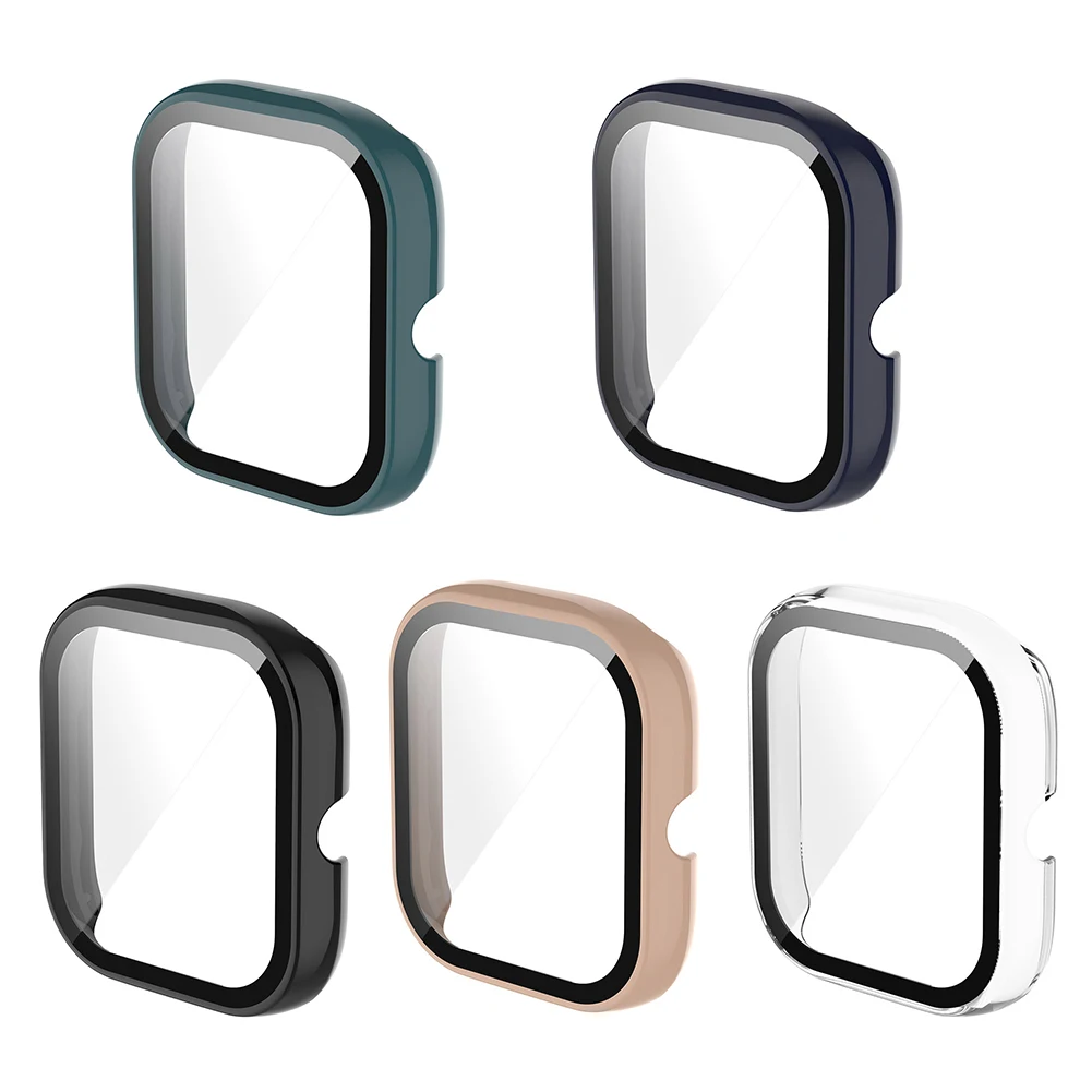 

Protective Bumper Case for Huami Amazfit GTS 2 Mini PC Tempered Screen Protector