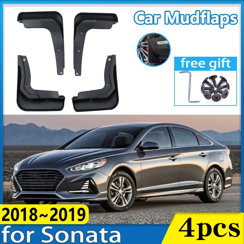 

Car Fender for Hyundai Sonata LF 2018 2019 Front Wheel Mudflap Anti-collision Mudguard Anti-splash Mud Flaps Guards Accessories