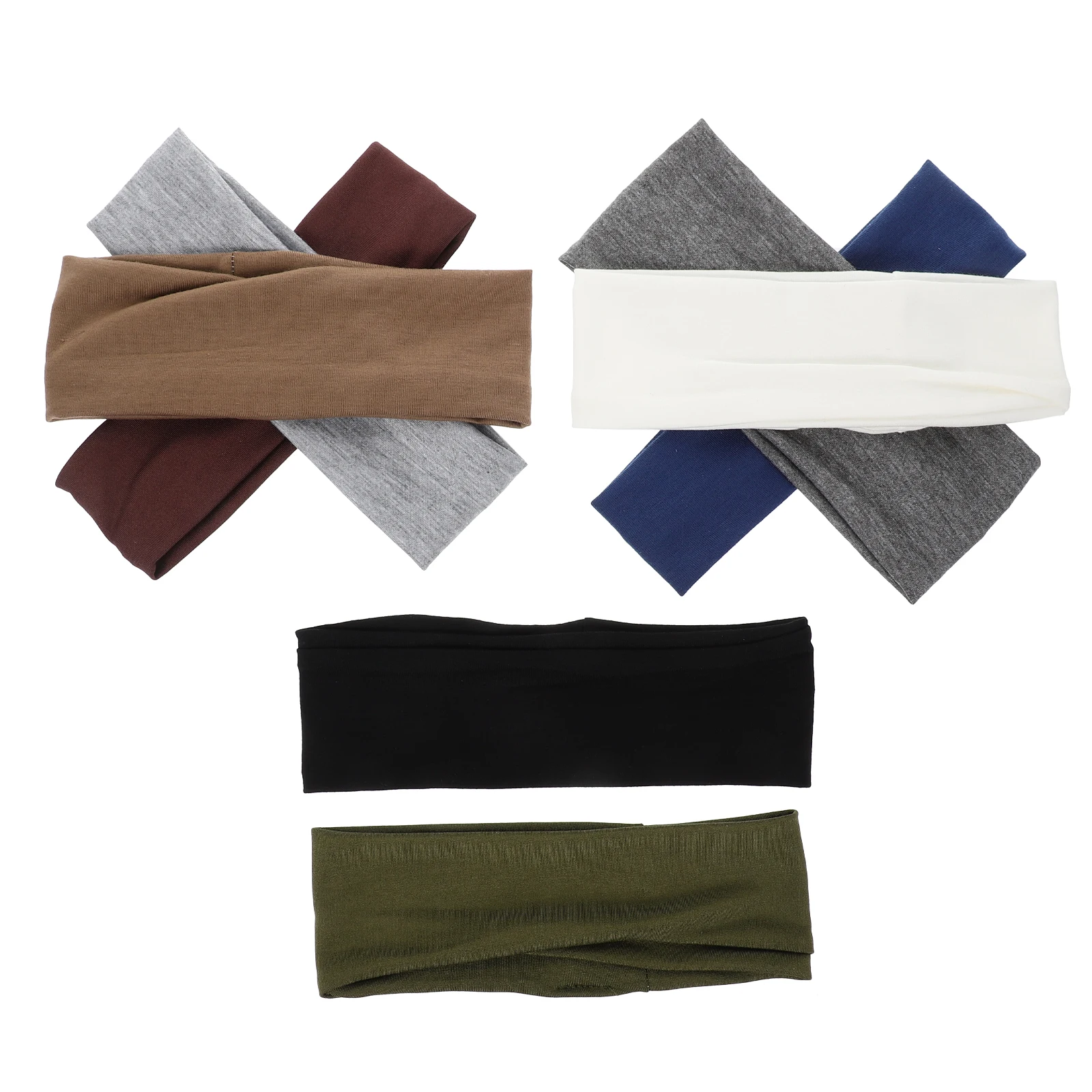 

8 Pcs Sweatbands Hair Bands Running Elastic Hair Bands Women Fitness Sweatbands For Sports Headbands Women Accessories