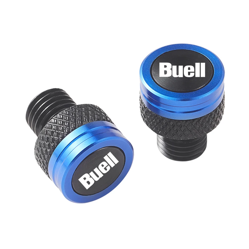 ل Buell 1125R 1125CR XB12R XB12Ss XB12Scg يوليسيس XB12XT XB9 دراجة نارية M10 * 1.25 مسامير الألومنيوم البراغي مرآة ثقب المقابس غطاء