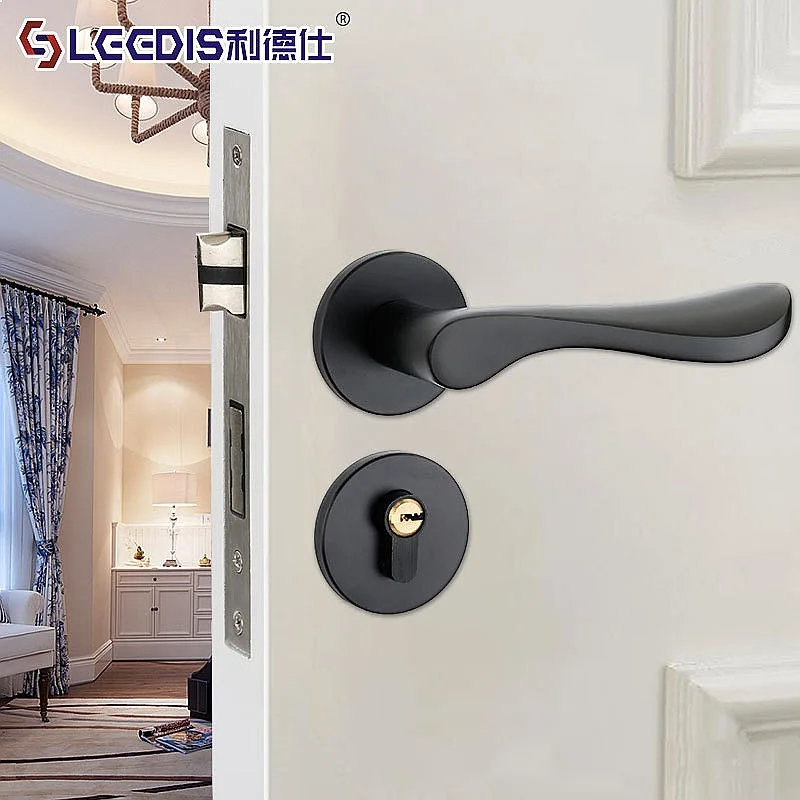 serrure-de-porte-interieure-en-aluminium-spatial-poignee-en-bois-simple-noire-silencieuse-a-verrouillage-separe-directement-de-l'usine