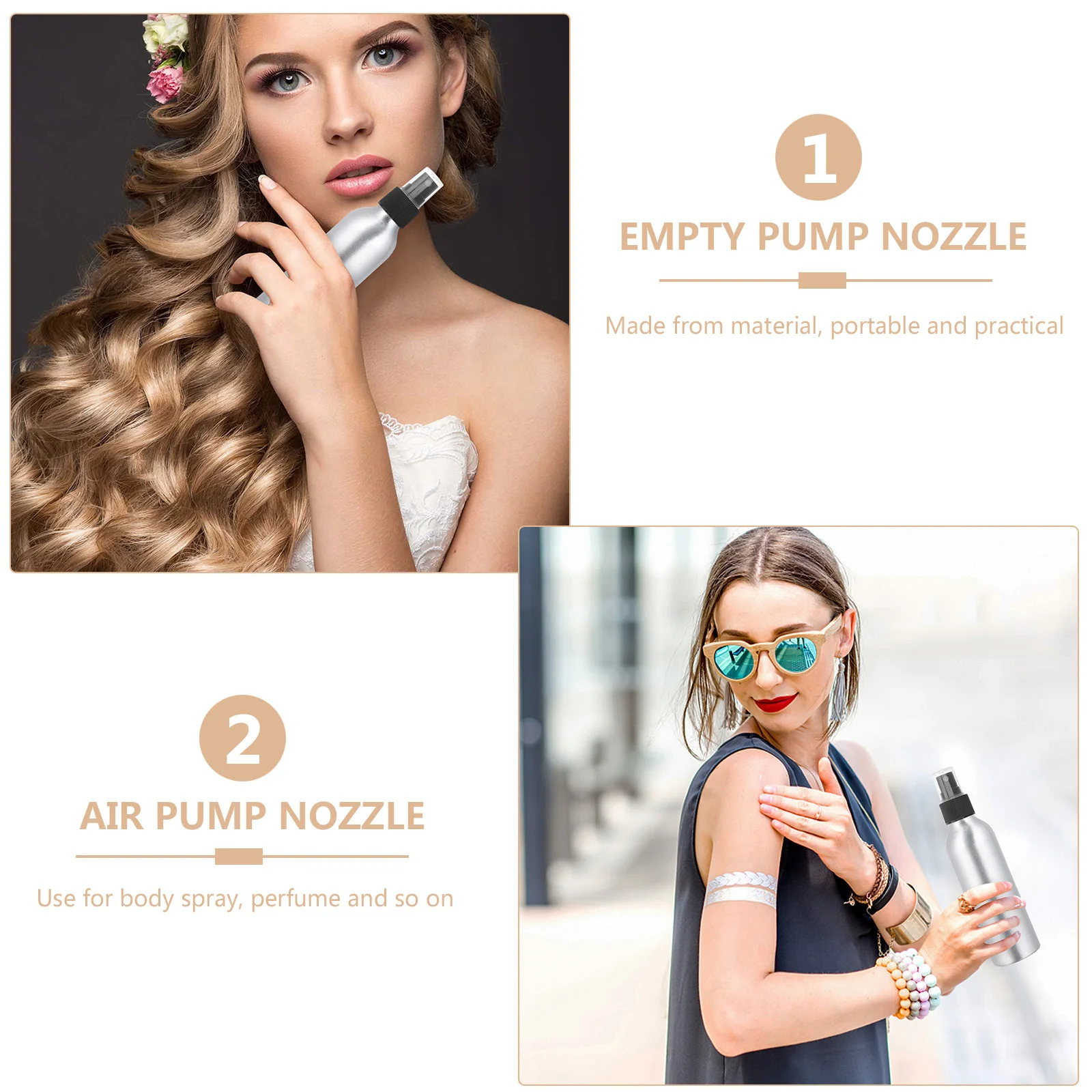 

20Pcs 24Mm Bottle Nozzle Replacement Spray Diffuser for Perfume DIY Empty Pump Sprayer Portable Fragrance Dispenser Set