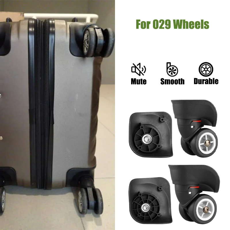 

Запасные части для чемодана 029, большие/маленькие универсальные колеса, ремонтные аксессуары для багажа, немые, гладкие, прочные, износостойкие