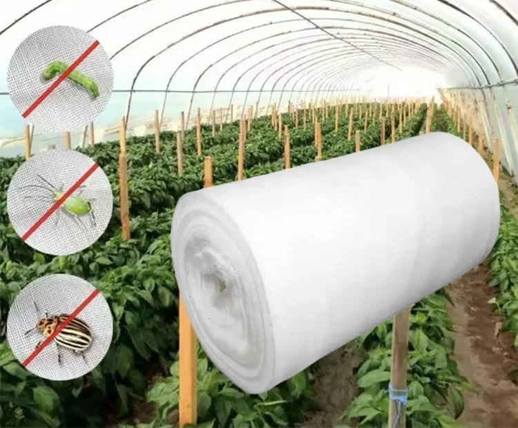 Factory direct supply HDPE 40mesh 50mesh Agricultural roll Insect proof net for greenhouse