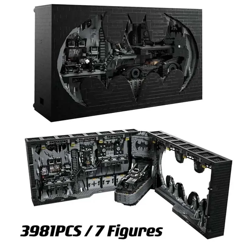 

Compatible 76252 Batcave Shadow Box Classic 1989 Model Building Blocks Bricks Toys For Kids Boys Adult Christmas Birthday Gifts