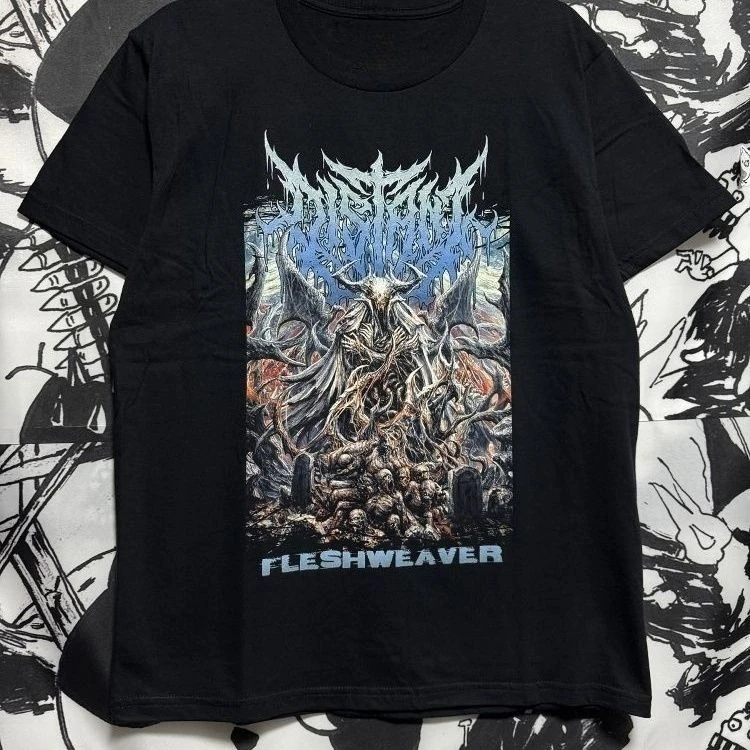 

Dutch New School Slow Shot Dead Core Distant Band Metal Rock Pure Cotton Men's Summer Casual Sports Short-sleeved T-shirt