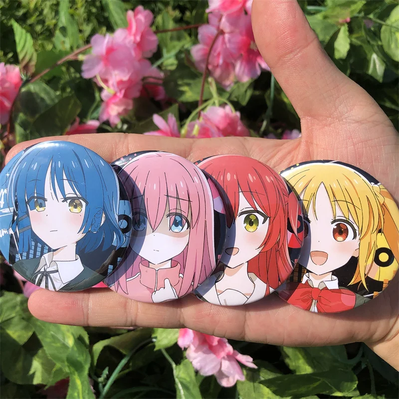 Anime Bocchi den Felsen! Gotoh hitori ijichi nijika yamada ryo kita ikuyo cosplay zubehör brosche pin abzeichen rucksack anhänger