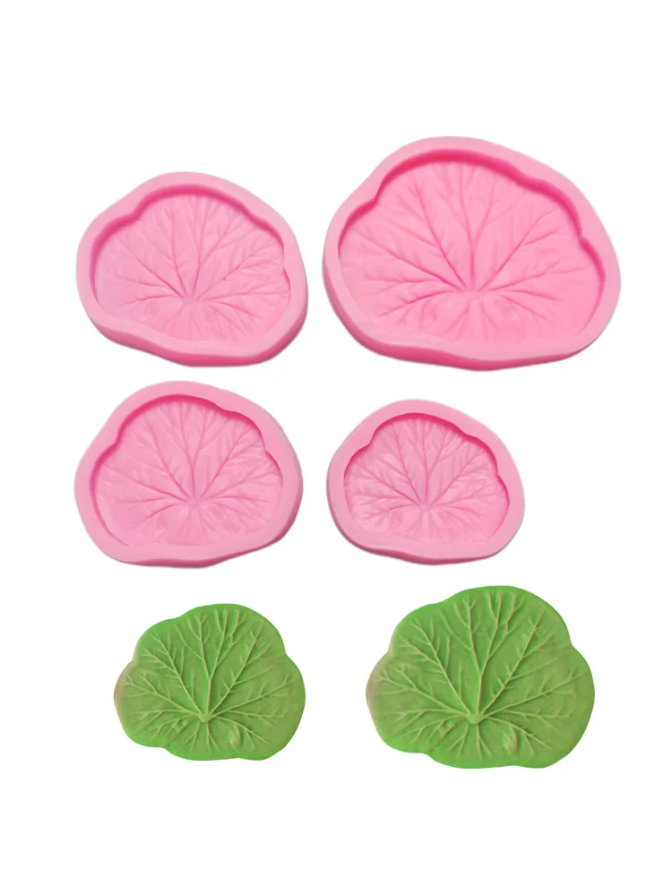 Kinds of Lotus Petal Leaf Veiner Silicone Moulds Fondant Cake Decorating Tool Clay Gumpaste,Sugarcraft Clay Cookie Mold  M2079