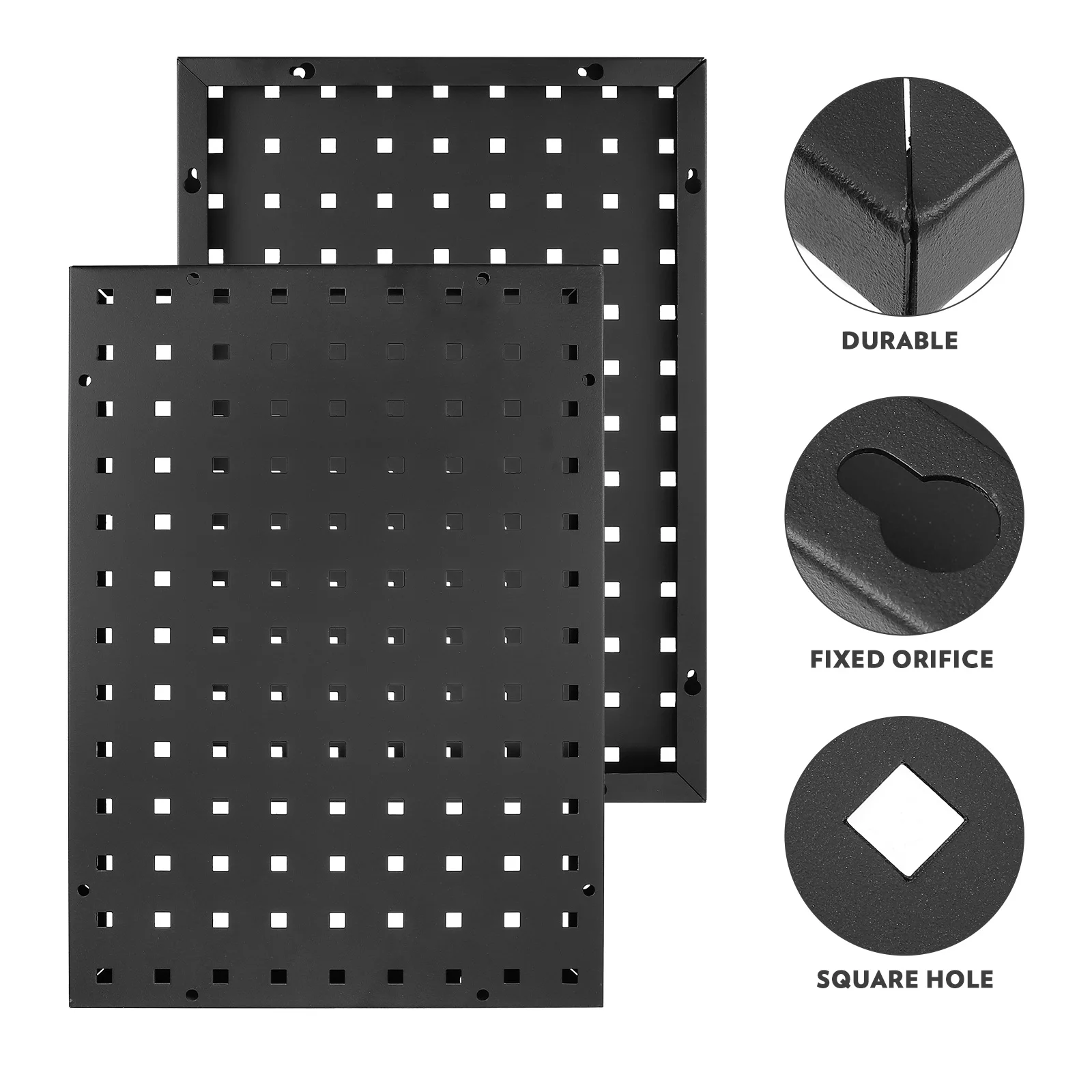 

Heavy Duty 20mm Steel Pegboard Thickened Cold-Rolled Tool Organizer Wall Hanger Storage Rack Smooth Surface Corrosion Resistance