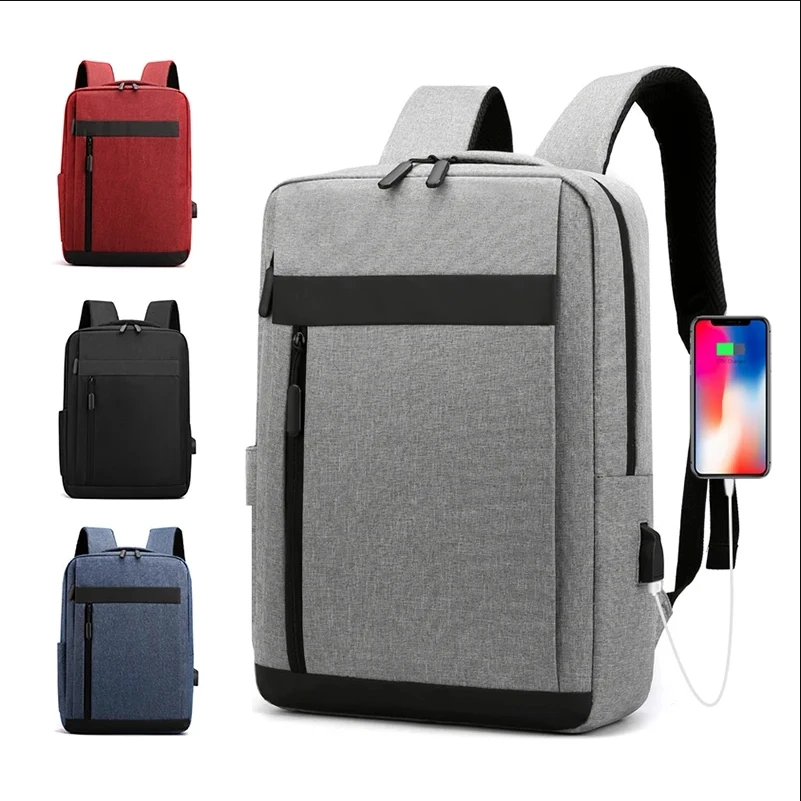 Business Laptop Backpack Large Capacity Multifunctional Usb Charging Waterproof Film Backbag Casual Shoulder Bag For Men