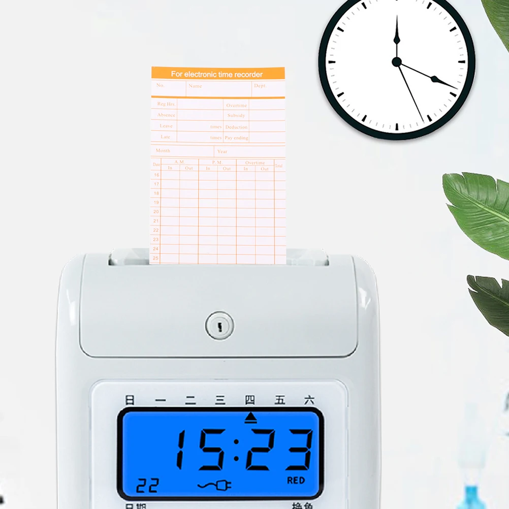 

Office Timecards Monthly Clocking Cards Commuting Time Recorder Warehouse Attendance Staff Timecards Weekly