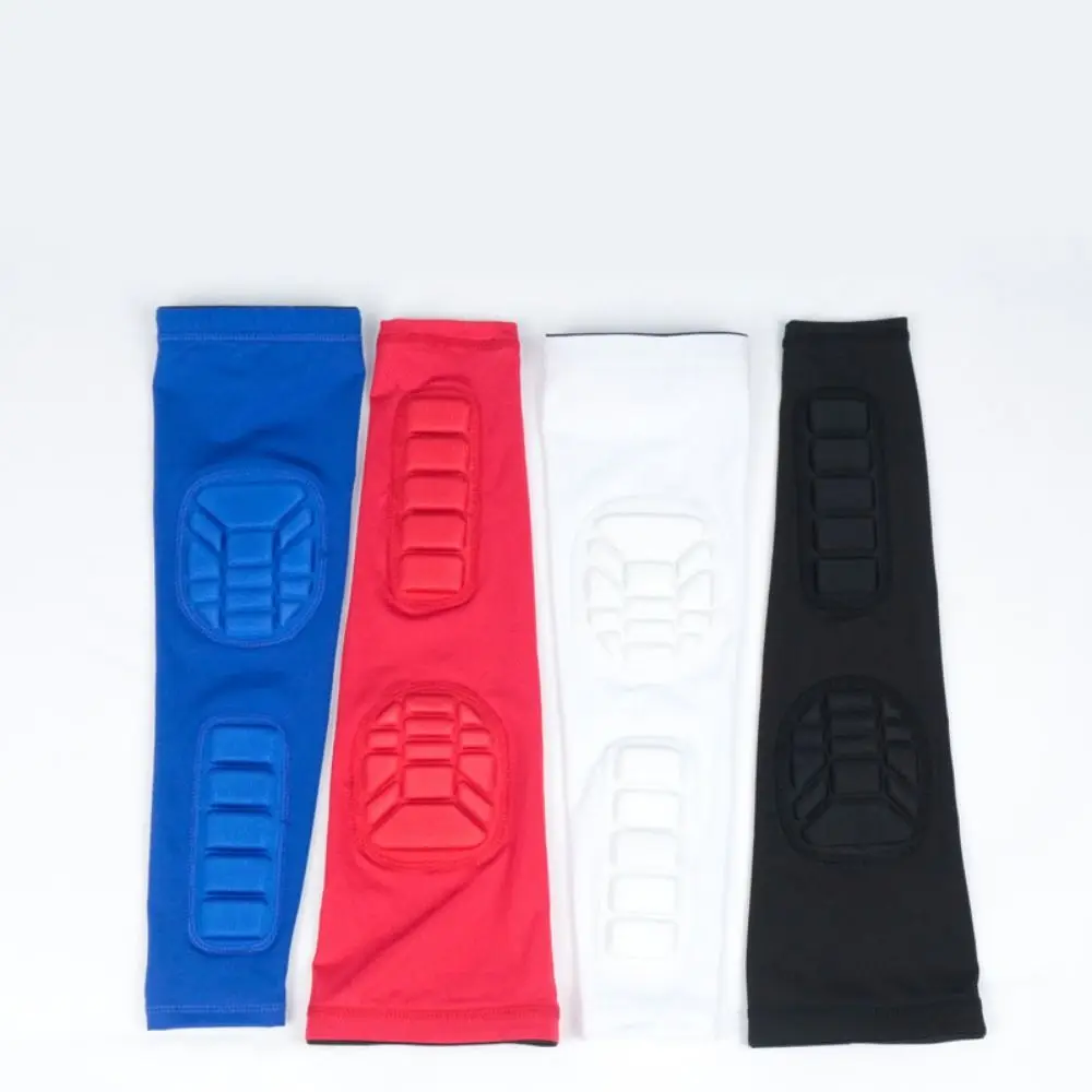 Anti-slip Padded Elbow Forearm Sleeves Elastic Anti-Collision Honeycomb Elbow Guard Compression Protection Support Soft