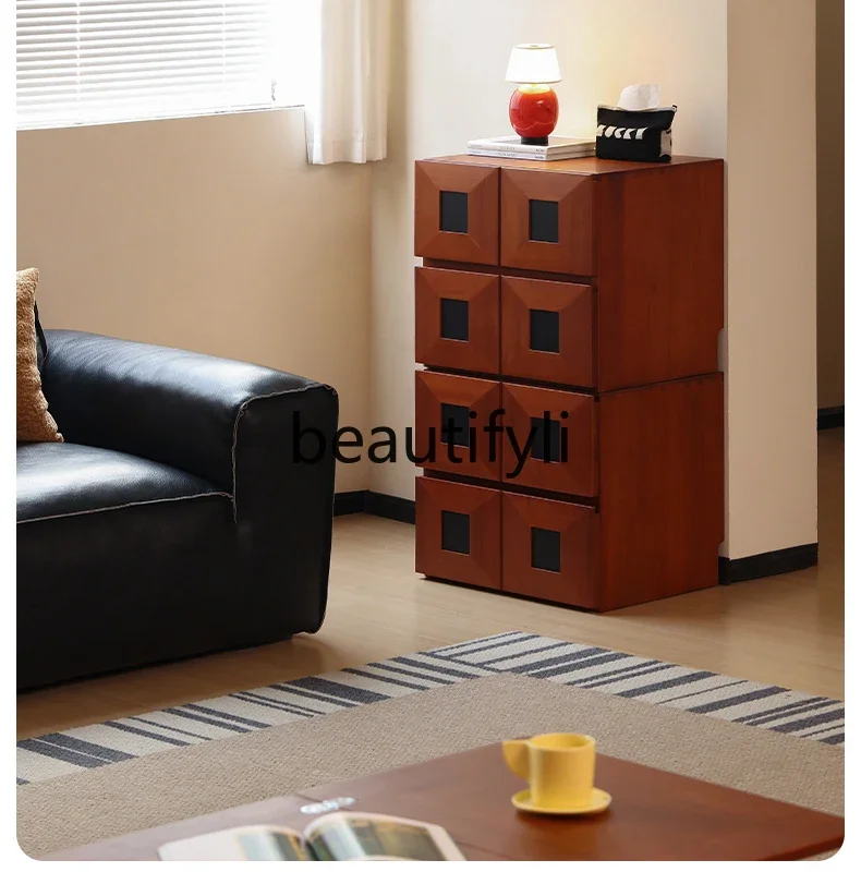D2520 Solid wood module combination, card cabinet TV, storage storage, bookcase bedside table