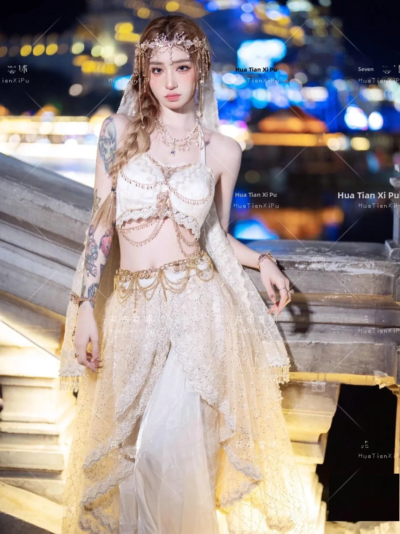 

Костюм для тибетского танца в старинном стиле: платье Ханьфу «Летающее небо» для фотосессий и выступлений, традиционная одежда этнических меньшинств