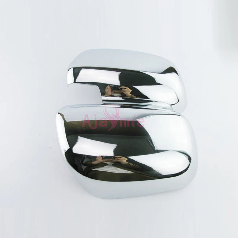 

Exterior Side Wing Mirror Cover For Toyota Hilux Vigo 2005-2014 Sticker Overlay Rear View Panel Chrome Car Styling Accessories