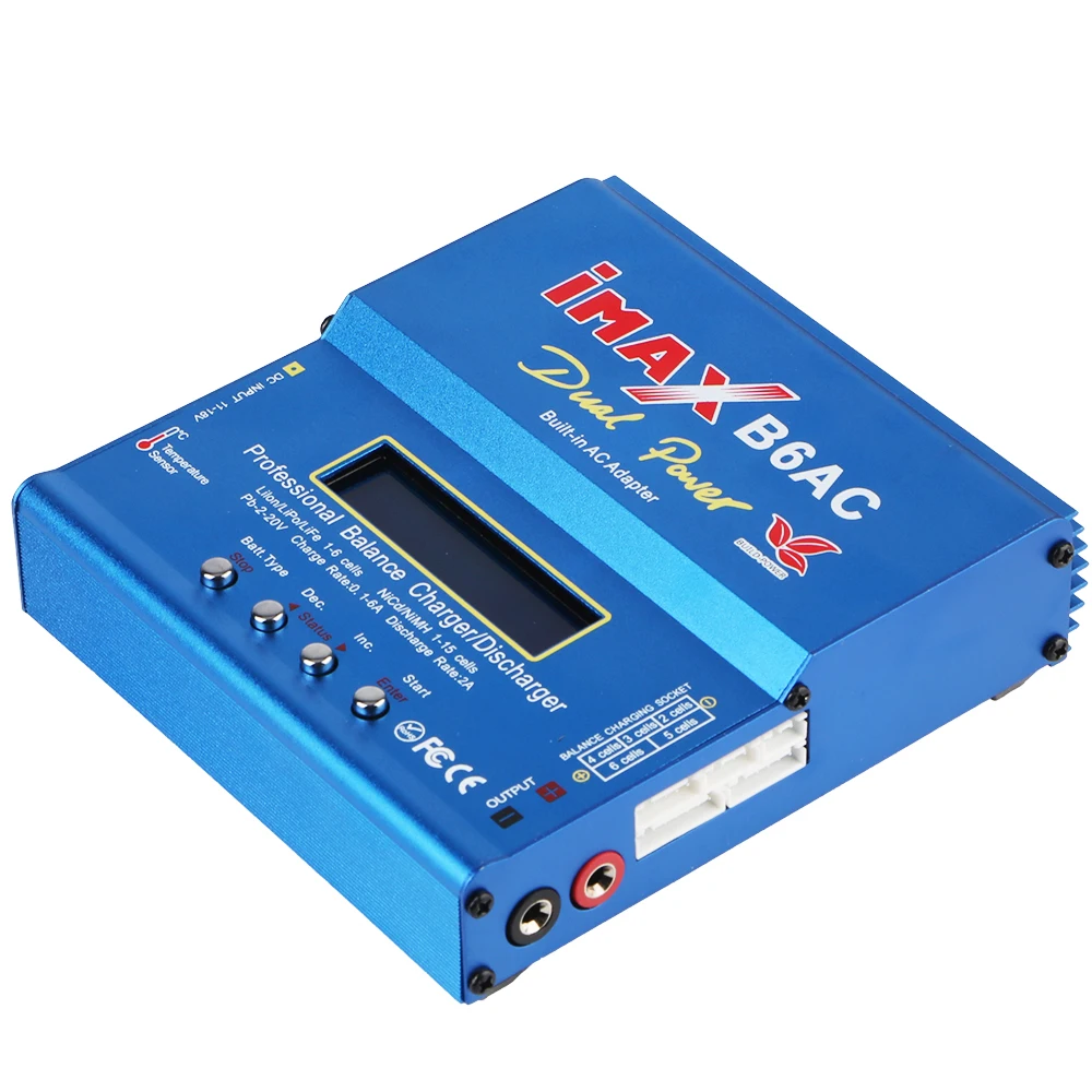 DC10-20V 6A ذكي 3 محولات 80 واط Imax B6AC بطارية مفرغ RC شاحن ميزان لبطارية ليثيوم أيون الحياة نيمه Nicd PB يبو