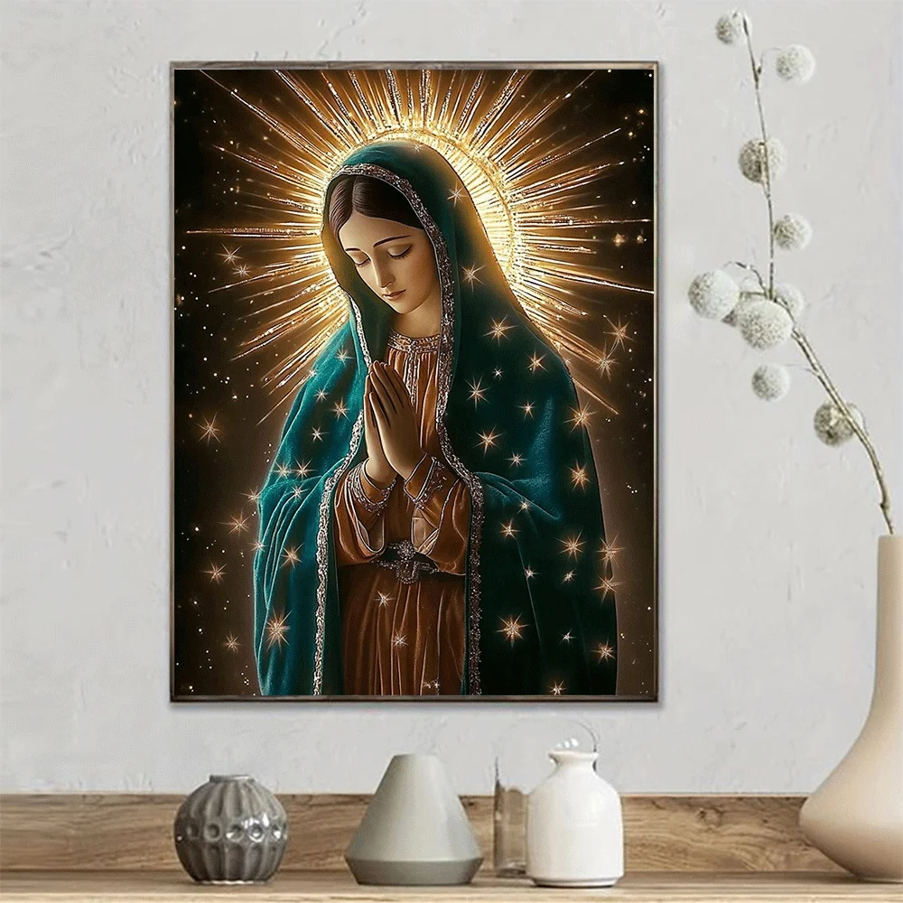 

500/1000/1200/2000PCS Puzzles for Adults Prayer of The Virgin Mary Jigsaw Bedroom Living Room Home Decoration Gift