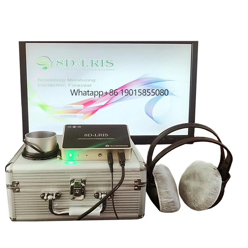 

8d Nls Lris Health Analyzer Medical Diagnostic Machine with CHAKRA and AURA