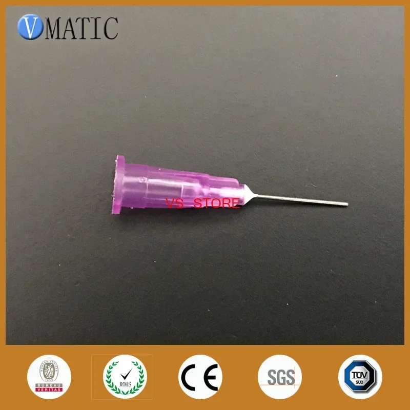Free Shipping 24G 0.5'' 1/2 Inch Dispensing Machine Syringe Glue Dispensing Needle Plastic Dispensing Needle Tip