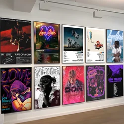Hip Hop Singer Don Toliver Love Sick Anime Posters Sticky Whitepaper Sticker DIY Room Bar Cafe Kawaii Room Decor