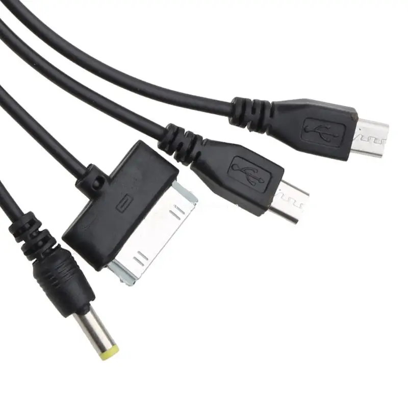 Universal USB To Multi Plug Cell Phone Charger Cable 10 in 1 USB Cable For Smartphone Charger Cable 20CM/7.87in