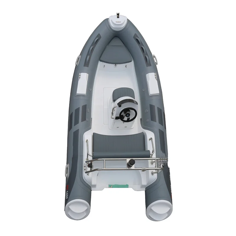 4.3m Deep V Hull Fiberglass Rigid Rib Inflatable PVC Boat