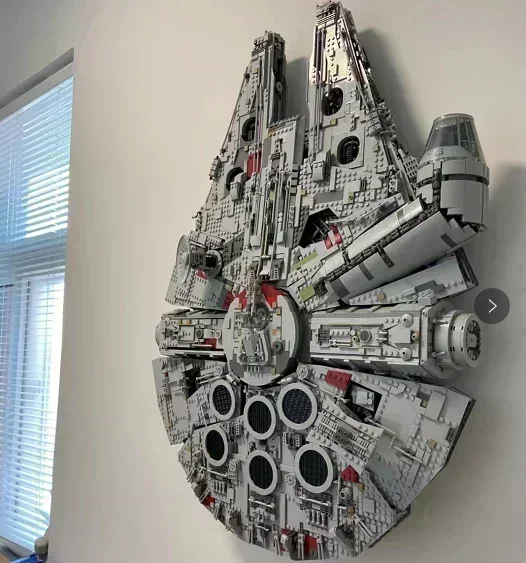 Tersedia Blok Bangunan Kapal Millennium Falcon Besar Kompatibel 75192 05132 Mainan Untuk Anak-Anak Hadiah Ulang Tahun Natal