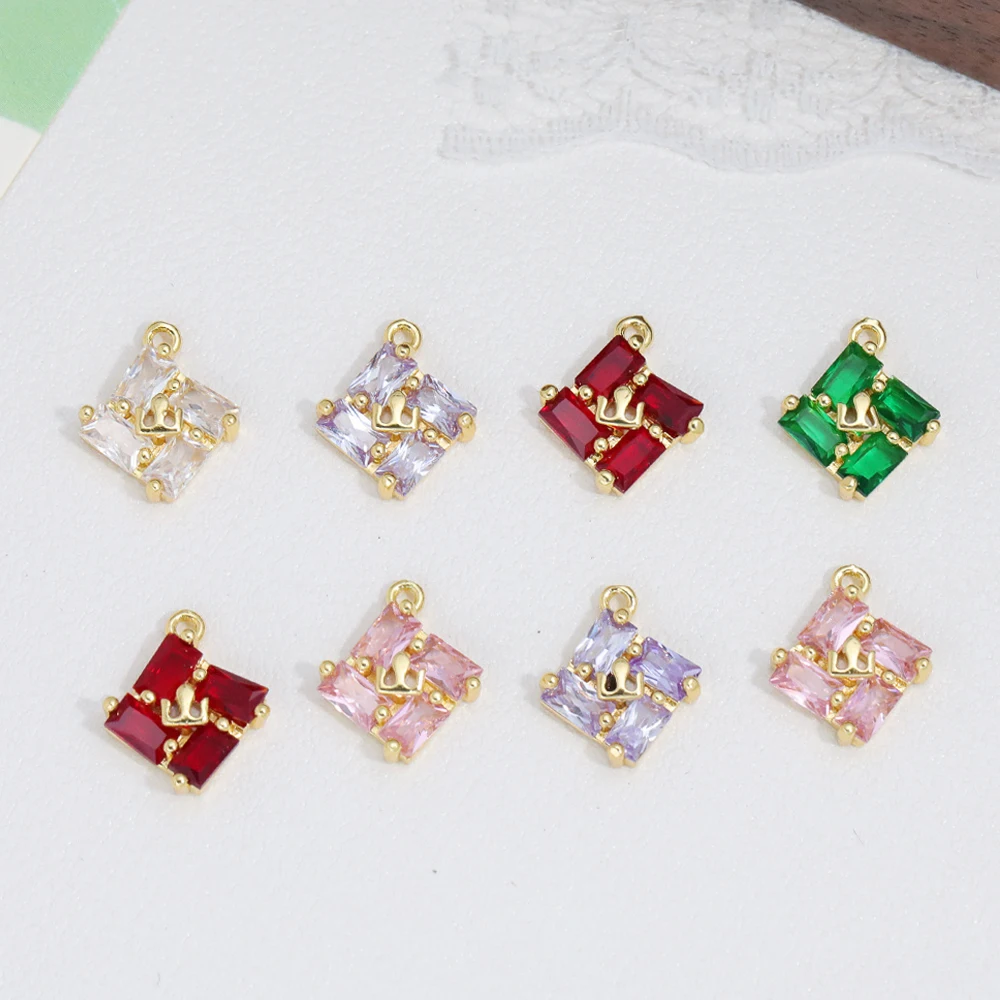 

Cordial Design 12*14MM 50Pcs Hand Made/DIY Pendant/Jewelry Findings & Components/Charms Accessories/Genuine Gold Plating #194623