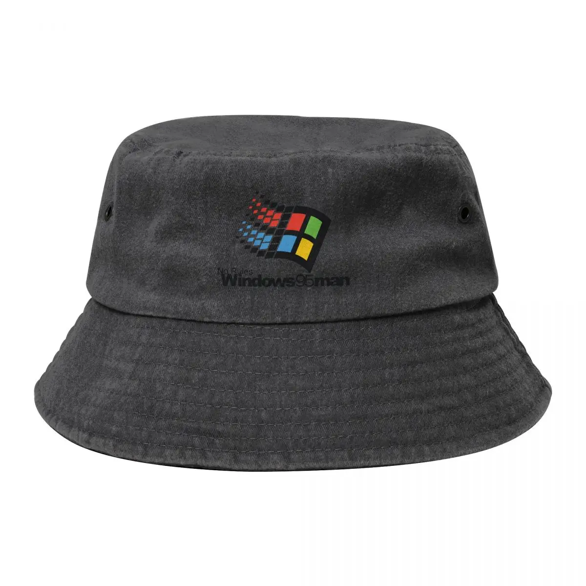 

No Rules - Windows95man - Finland - Eurovision 2024 Bucket Hat Fishing cap Military Tactical Cap Baseball For Men Women's