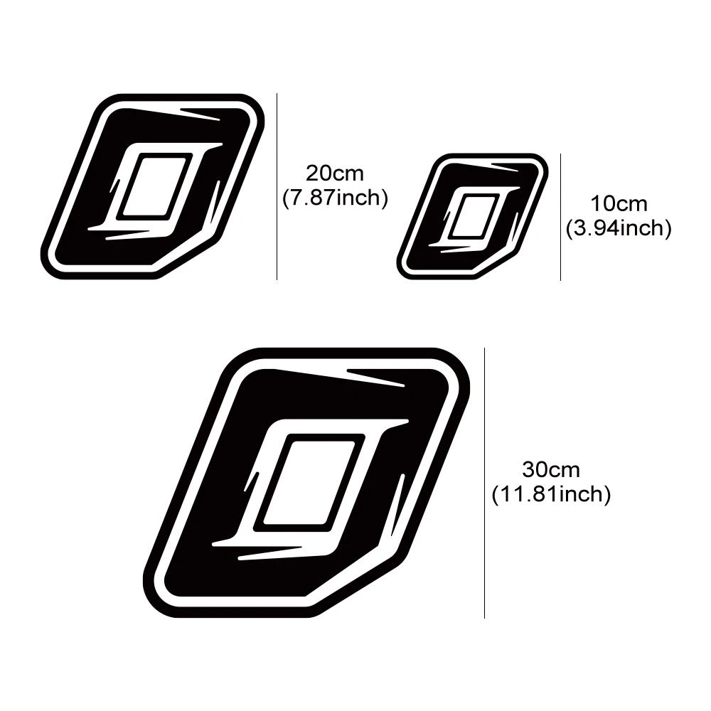 Racing Style Number 0123456789 DIY Car Stickers Auto Body Rear Window Motorcycle Decor Vinyl Film Decals Car Tuning Accessories