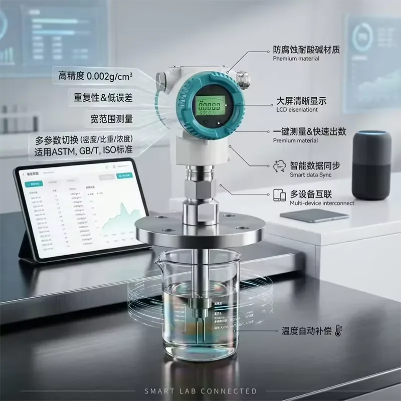 

Digital Tuning Fork Oil Milk Density Meter Liquid Densitometer Price Densimeter