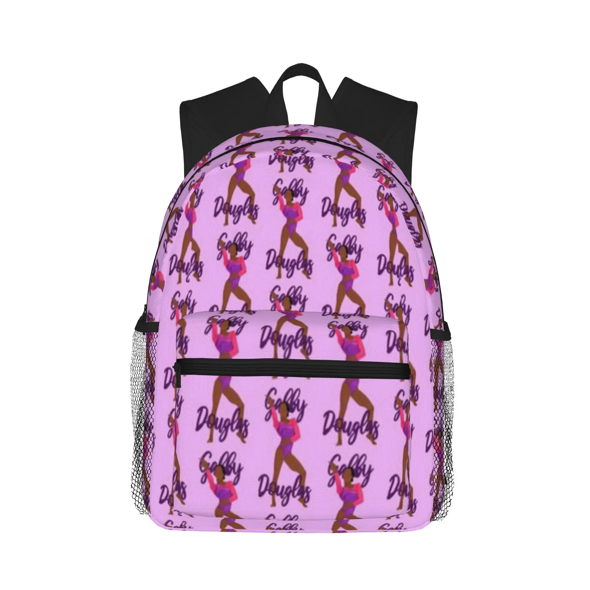 Gabby Douglas - Gymnastics Art with Name  Casual Backpack for Students and Adults Bags