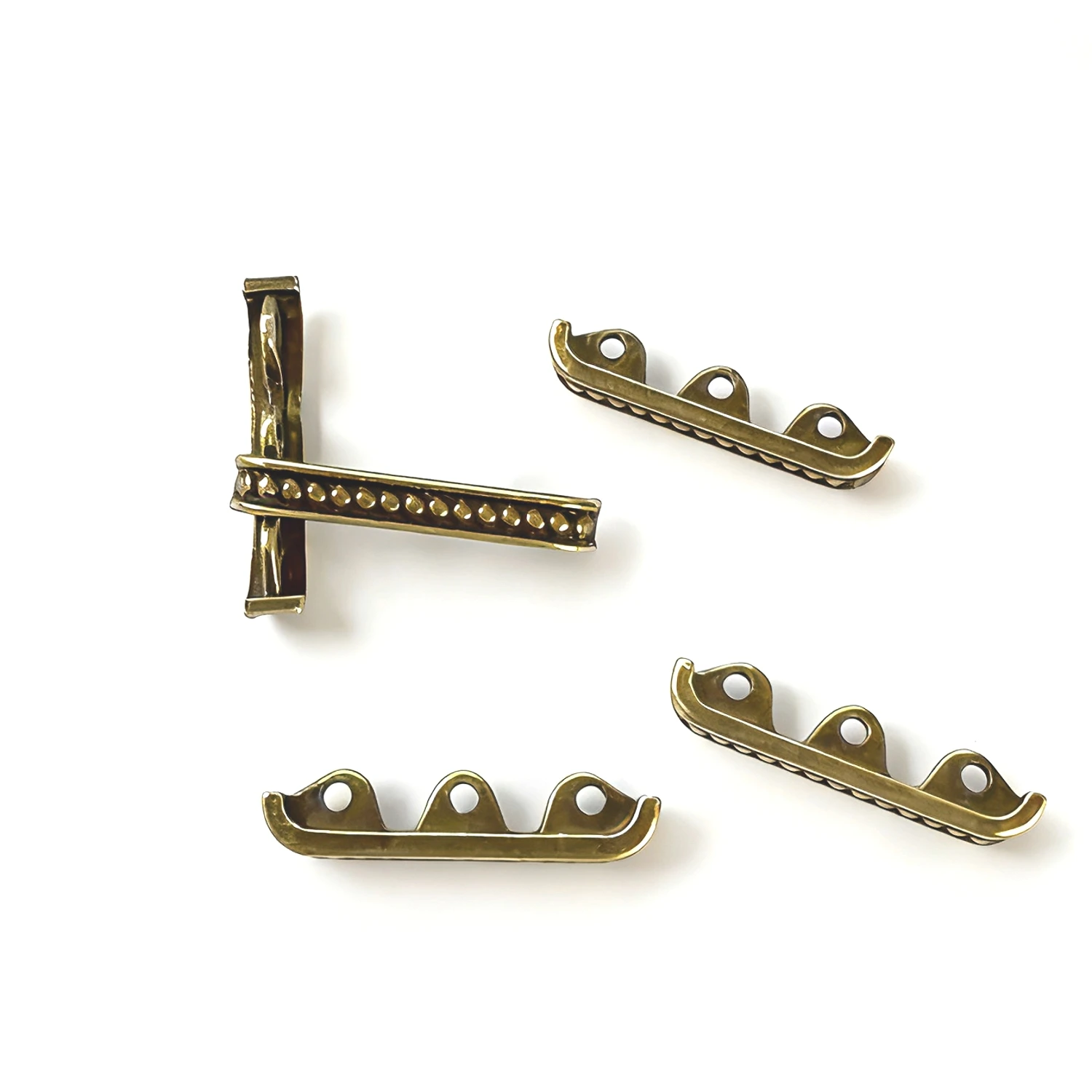 

30pcs 23.5mmBronze Tibetan Silver dark gold tone bar technics link connectors h1965