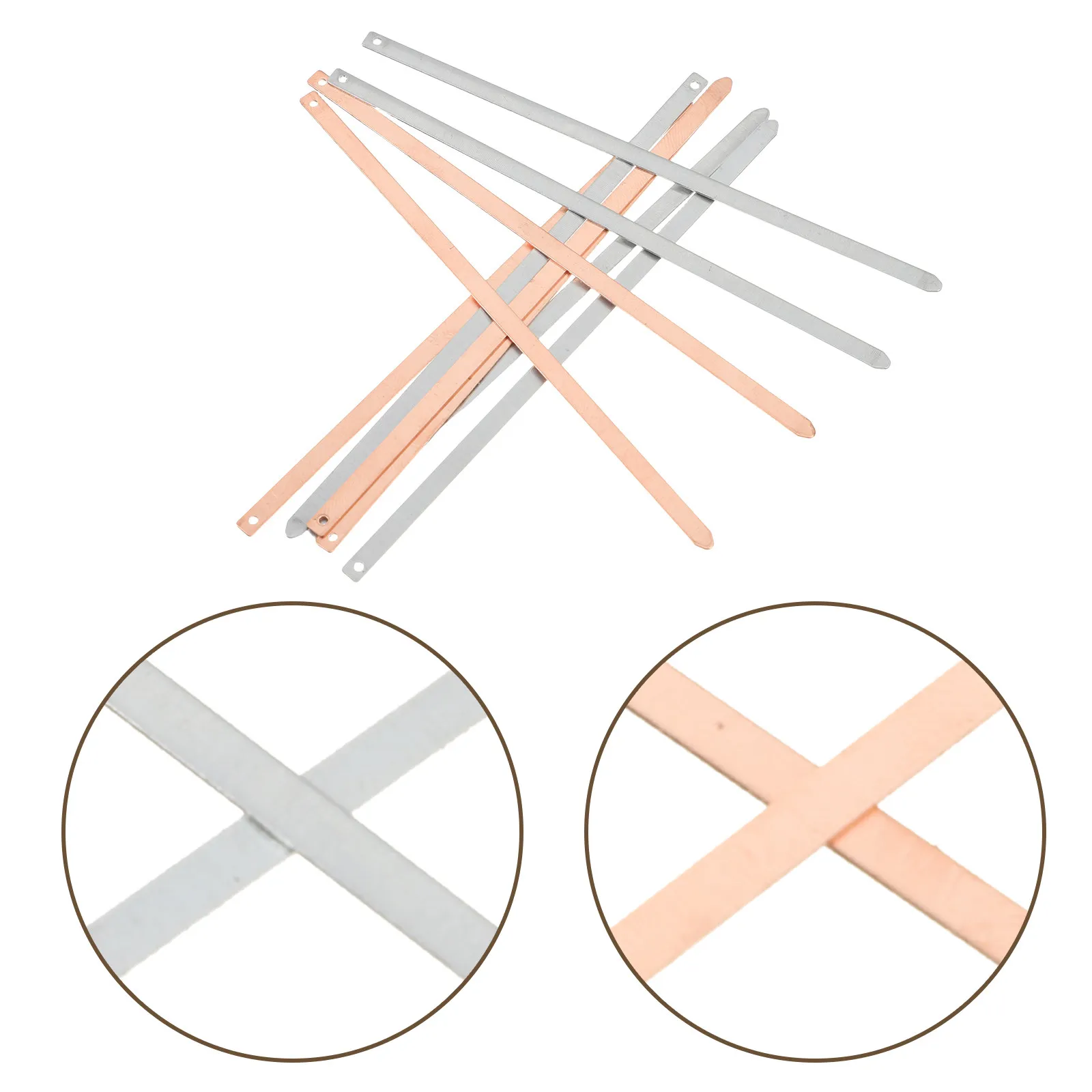 20Pcs Science Experiment Kit Copper Zinc Strips Fruit Battery DIY Stem Project Educational School