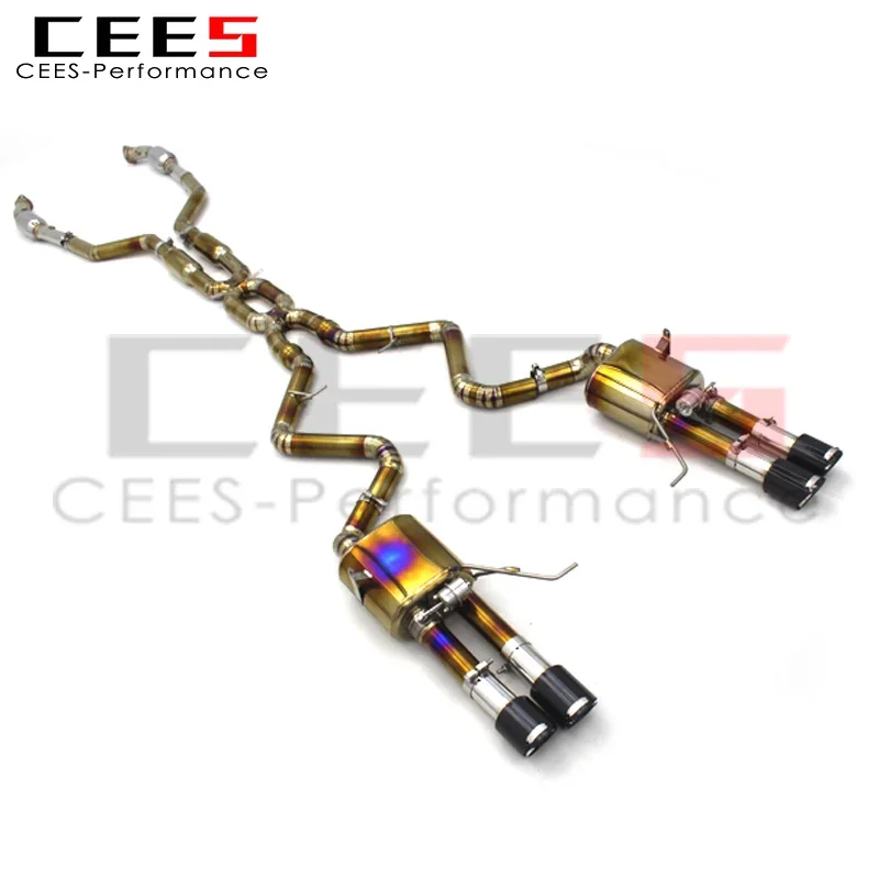 CEES Performance Titanium Valvetronic for BMW M3 E90/E92/E93 4.0L 2008-2013 with Catalyst Downpipe Catback Exhaust System