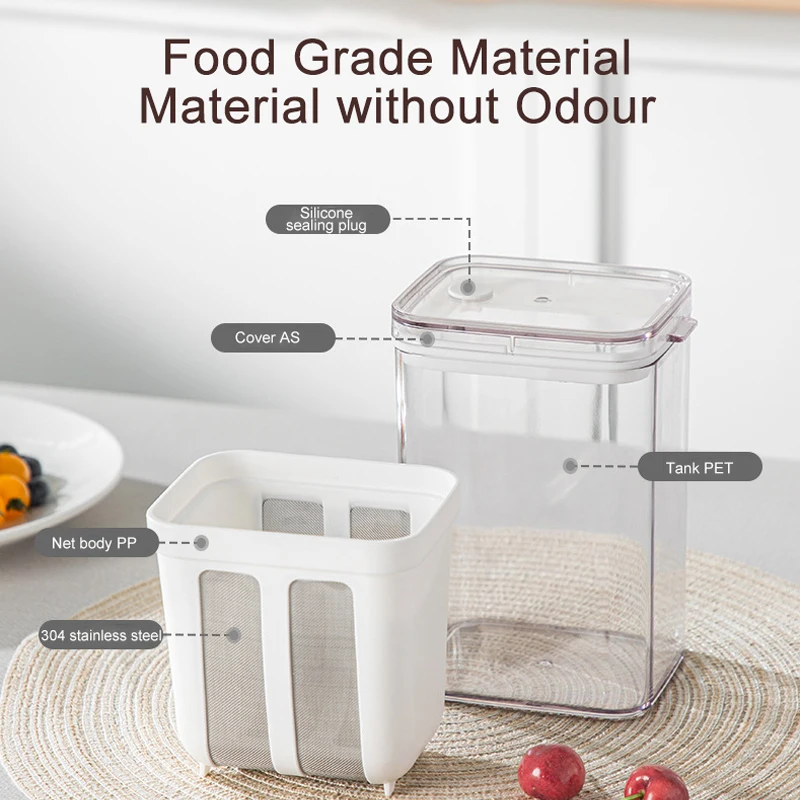 جديد مصفاة الزبادي تصفية صانع الزبادي اليوناني آلة استخراج الباردة فاصل مصل اللبن أدوات صنع كيس شبكي قابل لإعادة الاستخدام