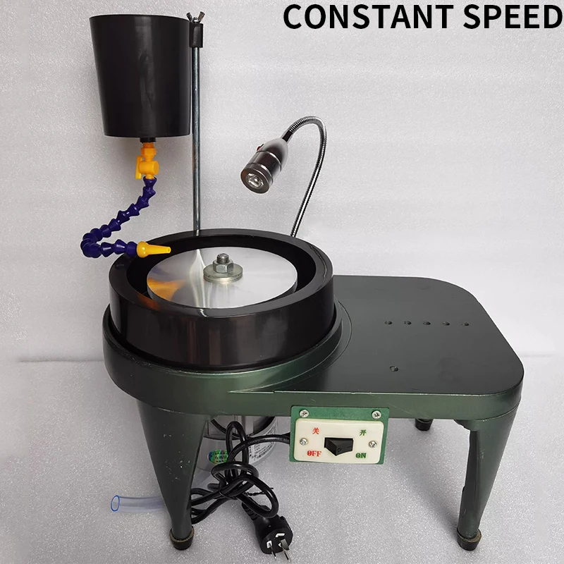 6/8-inch Tabletop Gemstone Polisher, Jade Polisher, Beveling Engraver, Seal and Jade Surface Grinder 220V